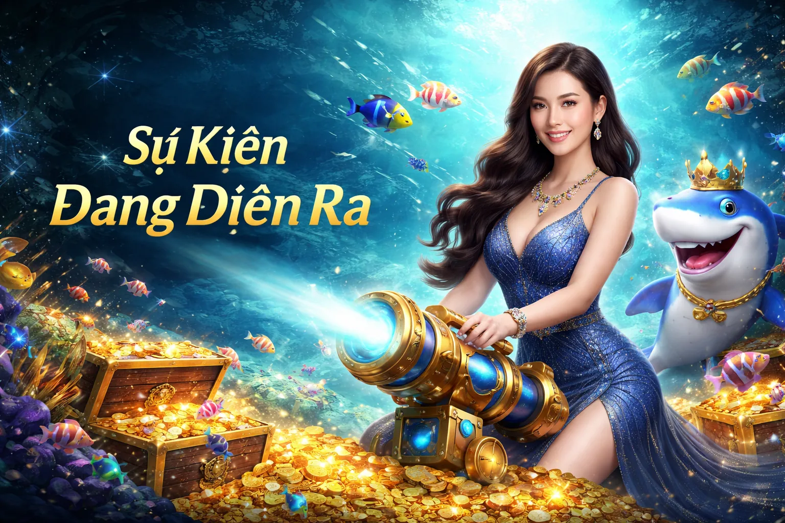 Đại dương bắn cá sống động tại ga65 trang chủ