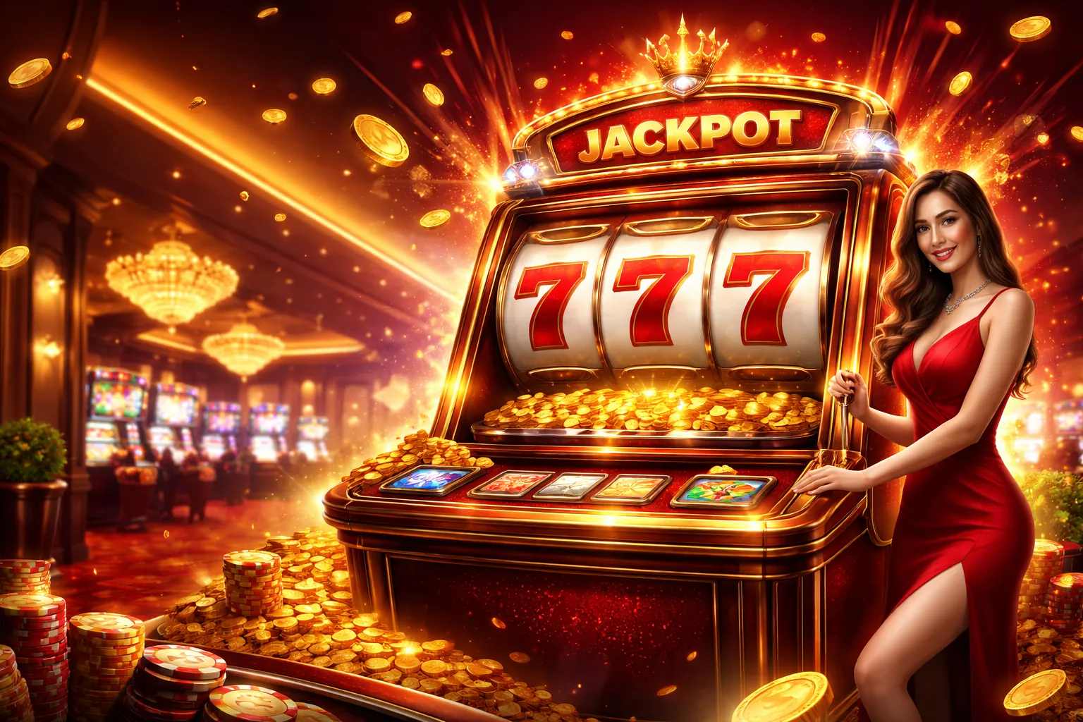 Chơi Slot Games trên điện thoại di động